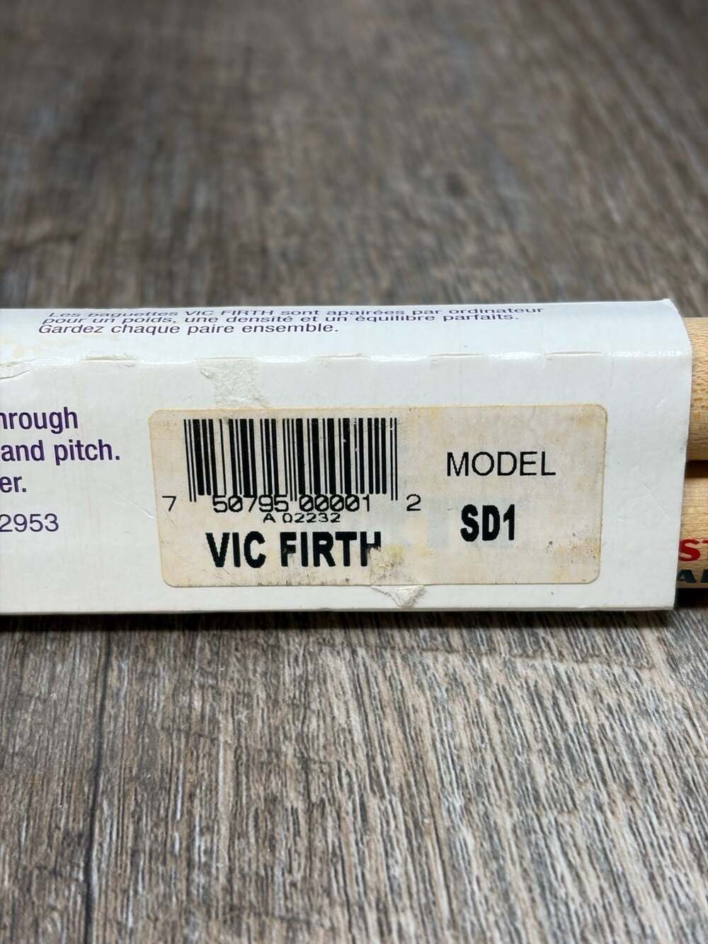 Vic Firth SD1 American Custom General Drumsticks - Maple-brand new - Picture 6 of 7